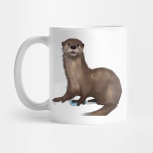 Cute Otter Drawing Mug